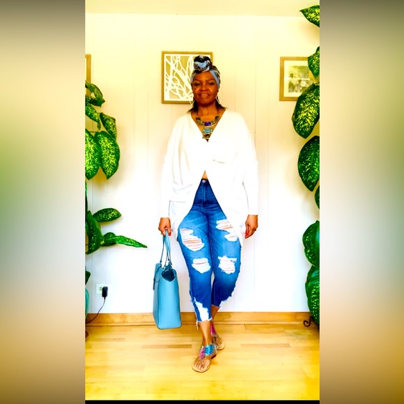 ✨Cocobelle✨ Multicolor Snake Thong W/Tie Strap Sandal - Picture 14 of 15